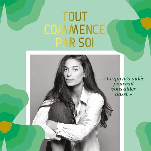 Tatiana Silva en couverture de son livre "Tout commence par soi" publié en septembre 2021 aux éditons Albin Michel.