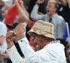 Yannick Noah a laissé sa joie s'exprimer après la qualification de l'équipe de France de basket-ball en finale du tournoi des Jeux Olympiques de Paris
Yannick Noah - Les célébrités en tribunes pendant l'épreuve de basketball de Demi-Finale opposant la France à l'Allemagne lors des Jeux Olympiques de Paris 2024 (JO) à l'Arena Bercy, à Paris, France, le 8 août 2024. © Jacovides-Perusseau/Bestimage 