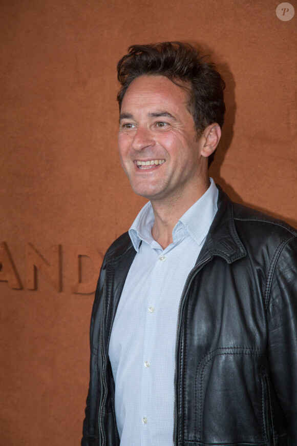 Nathanaël de Rincquesen dans les tribunes lors des Internationaux de France de tennis à Roland-Garros le 29 mai 2018 à Paris. Nasser Berzane/ABACAPRESS.COM