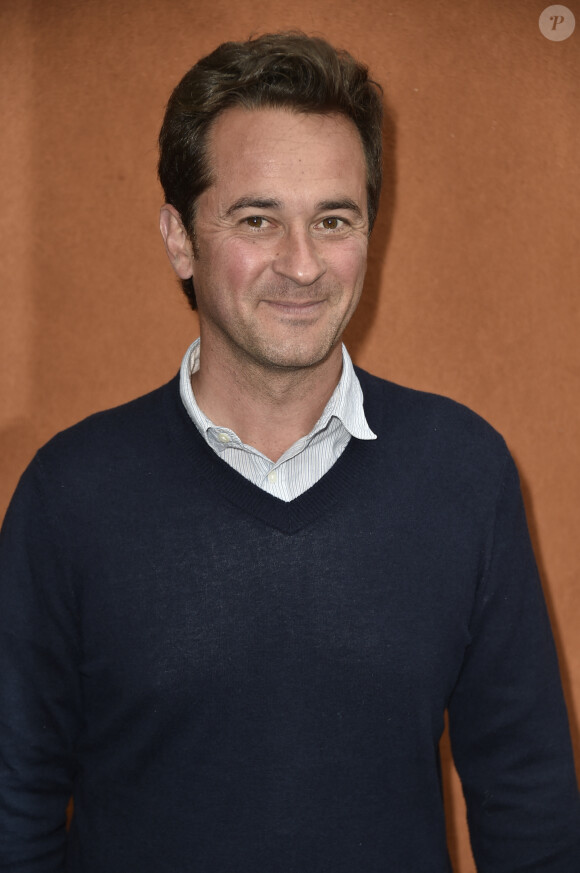 Nathanaël de Rincquesen pose au Village du tournoi de tennis de Roland Garros à Paris, le 28 mai 2015. Nicolas Gouhier/ABACAPRESS.COM