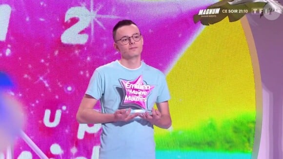 Le programme quotidien de la première chaîne est porté depuis près d'un an par Emilien
Emilien, le champion des "12 coups de midi"