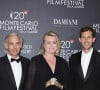 Ce samedi 10 août, les deux ex se sont revus au marathon pour tous, organisé à Paris à l'occasion de la clôture des JO.
Luana Belmondo, Paul Belmondo et Victor Belmondo lors de la cérémonie de remise des prix du 20ème Festival du Film de Monte-Carlo De La Comédie le 29 avril 2023. Manuele Mangiarotti/IPA/ABACAPRESS.COM