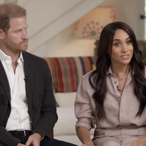 Le prince Harry, duc de Sussex et Meghan Markle, duchesse de Sussex, évoquent leur nouvelle initiative visant à soutenir les familles victimes de harcèlement en ligne dans l'émission "Sunday Morning" le 5 juillet 2024