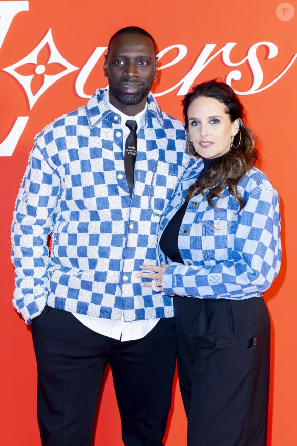 Omar Sy, Hélène Sy – Photocall du Défilé de mode Louis Vuitton Homme, Collection Automne-Hiver 2024/2025 dans le cadre de la Fashion Week de Paris, France, le 16 Janvier 2024. © Olivier Borde / Bestimage 