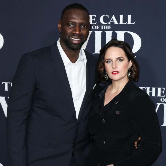 Omar Sy et sa femme Hélène à la première du film "The Call of the Wild" à Los Angeles, le 13 février 2020. 