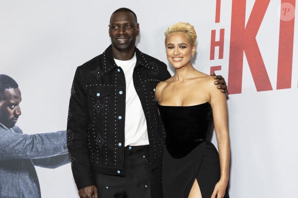 Omar Sy et Nathalie Emmanuel à l'avant-première de "The Killer" à Los Angeles le 14 août 2024. Photo by Corine Solberg/SPUS/ABACAPRESS.COM