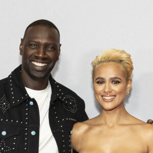 Omar Sy et Nathalie Emmanuel à l'avant-première de "The Killer" à Los Angeles le 14 août 2024. Photo by Corine Solberg/SPUS/ABACAPRESS.COM