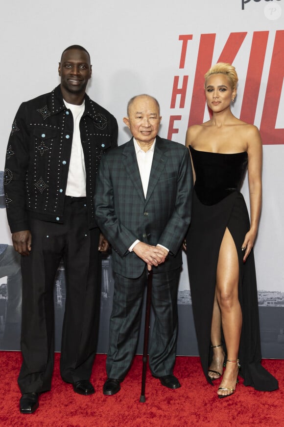 Il s'agit de "The Killer" réalisé par John Woo
Omar Sy, John Woo et Nathalie Emmanuel à l'avant-première de "The Killer" à Los Angeles le 14 août 2024. Photo by Corine Solberg/SPUS/ABACAPRESS.COM