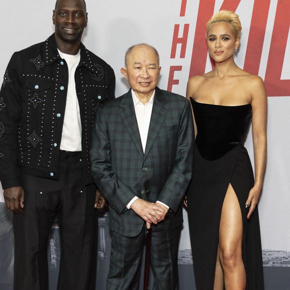 Il s'agit de "The Killer" réalisé par John Woo
Omar Sy, John Woo et Nathalie Emmanuel à l'avant-première de "The Killer" à Los Angeles le 14 août 2024. Photo by Corine Solberg/SPUS/ABACAPRESS.COM