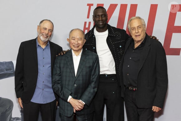 Alex Gartner, John Woo, Omar Sy et Charles Roven aà l'avant-première de "The Killer" à Los Angeles le 14 août 2024. Photo by Corine Solberg/SPUS/ABACAPRESS.COM