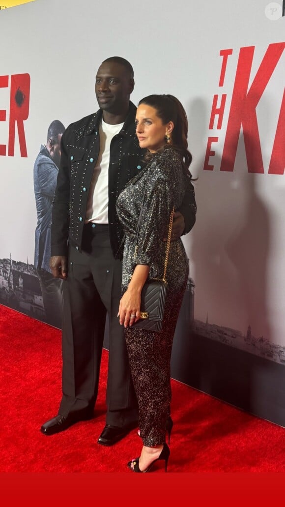 Sa femme Hélène était à ses côtés pour le soutenir
Omar Sy et sa femme Hélène à l'avant-première de "The Killer" à Los Angeles le 14 août 2024.