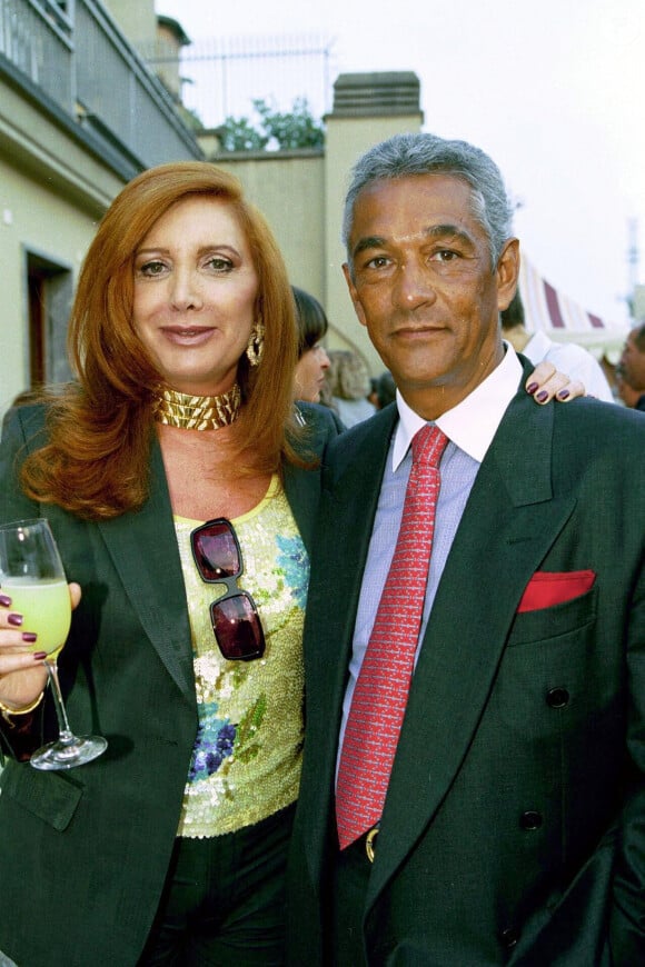 Vacca Agusta Francesca et Chazaro Tito lors de l'inauguration de l'hôtel Baglioni à Florence, Italie, le 1er juin 2000. © Guindani Stefano/SGP/Bestimage