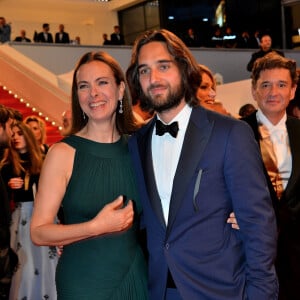 Carole Bouquet et Dimitri Rassam au Palais des Festivals après la projection du film Le Petit Prince (The Little Prince) dans le cadre du 68e Festival de Cannes à Cannes, France, le 22 mai 2015. Photo par Nicolas Briquet/ABACAPRESS.COM