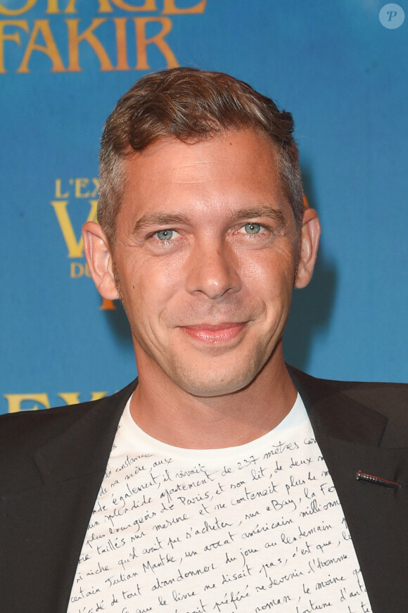 Romain Puértolas à la première de "L'extraordinaire Voyage du Fakir" au cinéma Publicis à Paris, le 23 mai 2018. © Guirec Coadic/Bestimage