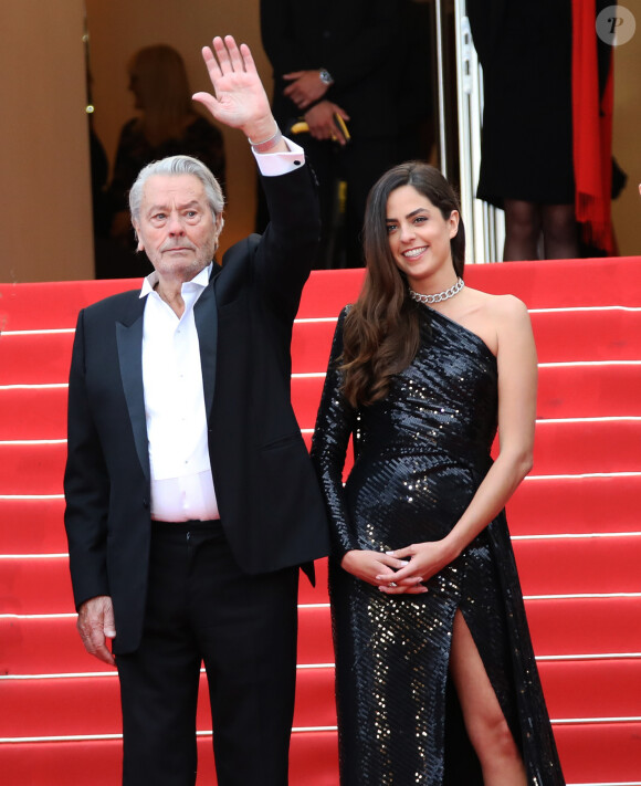 Alain Delon - Montée des marches du film "A Hidden Life" lors du 72ème Festival International du Film de Cannes, le 19 mai 2019. © Denis Guignebourg/Bestimage People arriving at the red