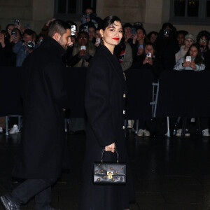 Clara Luciani - Arrivées au défilé Schiaparelli mode femme automne / hiver 2024-2025 lors de la Fashion Week de Paris (PFW) au pavillon Vendôme, à Paris, France, le 29 février 2024. © Denis Guignebourg/Bestimage