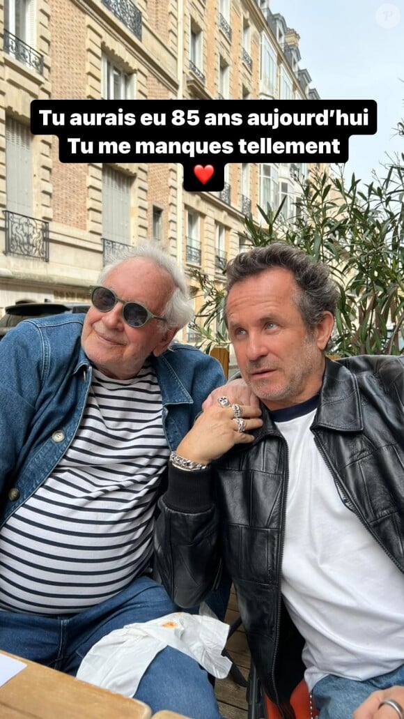 Fabrice Laffont a partagé une photo de son père Patrice Laffont et lui à l'occasion de son anniversaire