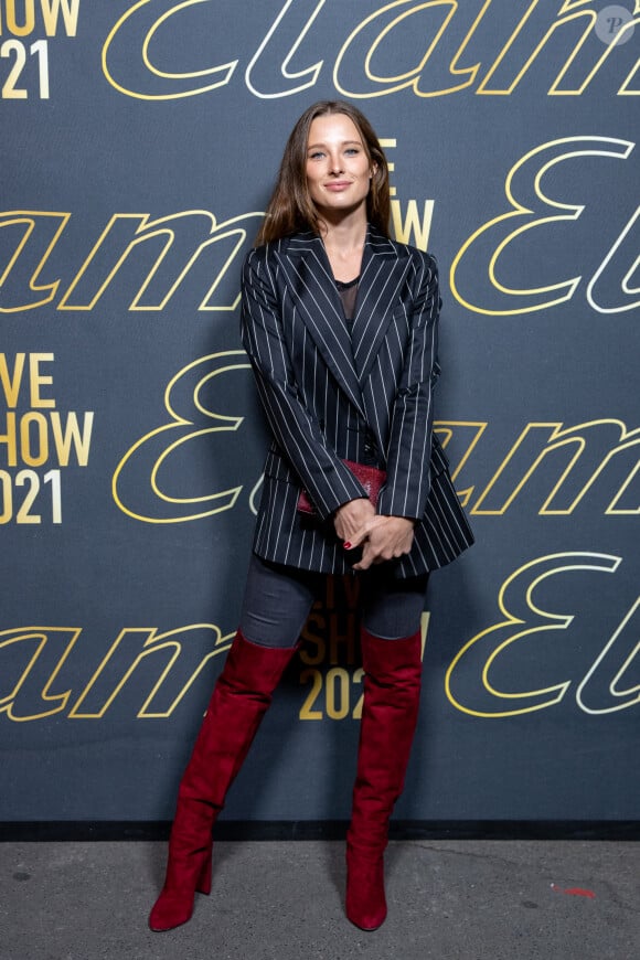 Ilona Smet - Photocall du défilé Etam Live Show 2021 à l'Opéra Garnier à Paris le 4 octobre 2021. © Tiziano Da Silva / Bestimage