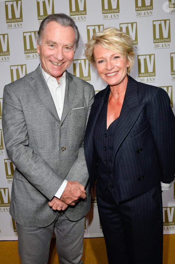 À noter que les amoureux ont prévu de se marier tout prochainement.
Exclusif - William Leymergie et Sophie Davant - Soirée d'anniversaire des 30 ans de TV Magazine au Pavillon des Champs-Elysées à Paris le 17 octobre 2017. © Coadic Guirec/Bestimage