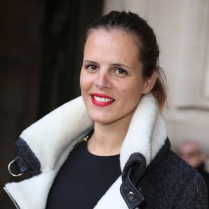 Laure Manaudou est une ancienne championne olympique de natation
Laure Manaudou - Arrivées des people au défilé de mode, collection prêt-à-porter automne-hiver "Guy Laroche" au Grand Palais à Paris.