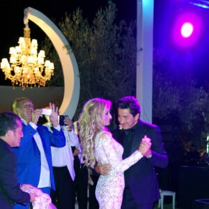 Exclusif - Fête du mariage de Adriana Karembeu et de Aram Ohanian au palais Rhoul à Marrakech, Maroc le 18 juin 2014. 