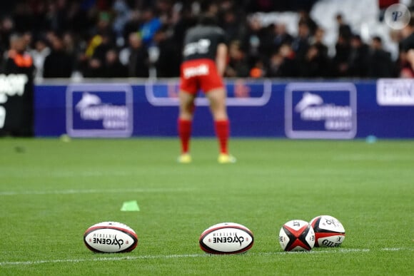 Illustration - Ballon - 23 ème journée de championnat de rugby du TOP14 RC Toulon - Toulouse (19-15) au stade vélodrome à Marseille. © Norbert Scanella / Panoramic / Bestimage