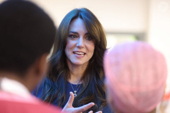 La princesse de Galles lors de l'ouverture officielle de l'unité de chirurgie de jour pour enfants Evelina London à l'hôpital Guy's et St Thomas de Londres. Londres, Royaume-Uni, mardi 5 décembre 2023.