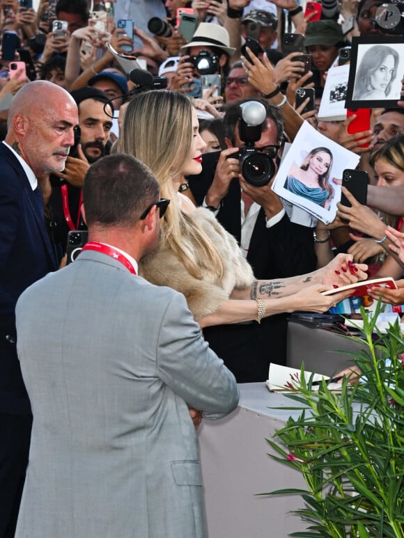 Angelina Jolie à la première de "Maria" au 81ème Festival International du Film de Venise (Mostra) le 29 août 2024.