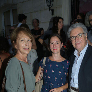 Exclusif - Nathalie Baye, Aude Hesbert (UniFrance), Serge Toubiana (nouveau président d'UuniFrance) - People à la soirée UniFrance "Une année de cinéma dans le monde" à Paris. Le 6 juillet 2017 © CVS / Bestimage 