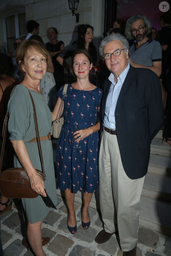 Exclusif - Nathalie Baye, Aude Hesbert (UniFrance), Serge Toubiana (nouveau président d'UuniFrance) - People à la soirée UniFrance "Une année de cinéma dans le monde" à Paris. Le 6 juillet 2017 © CVS / Bestimage 