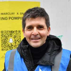 Thomas Sotto au lancement national du "Don'actions" pour la campagne de collecte du Secours populaire français à Paris, France, le 14 janvier 2023. © Veeren/Bestimage