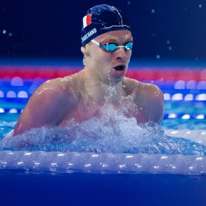 Le temps d'un tweet
Leon Marchand, de France, participe aux épreuves éliminatoires de natation du 200 mètres quatre nages individuel masculin lors de la sixième journée des Jeux olympiques de Paris 2024, le 1er août 2024 à Paris. © Maxim Thore/Bildbyran via ZUMA Press