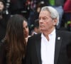 Le domaine de Douchy était un lieu de rassemblement familial et abritait les nombreux chiens de l’acteur
Alain Delon et sa fille Anouchka Delon - Montée des marches du film "A Hidden Life" lors du 72ème Festival International du Film de Cannes, le 19 mai 2019. 