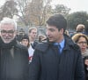 Pascal Praud - Marche pour la République et contre l'antisémitisme à Paris le 12 novembre 2023. © Lionel Urman / Bestimage 