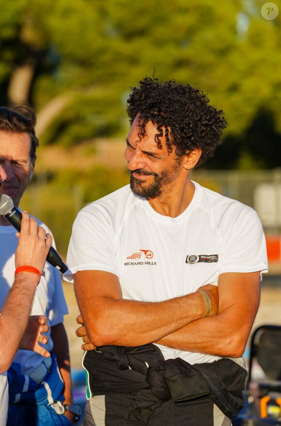 Exclusif - Tomer Sisley lors du marathon Karting Jules Bianchi (jour 1) au circuit Paul Ricard au Castellet, France, le 6 septembre 2024. © Anne-Sophie Guebey via Bestimage