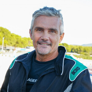 Exclusif - Richard Virenque lors du marathon Karting Jules Bianchi (jour 1) au circuit Paul Ricard au Castellet, France, le 6 septembre 2024. © Anne-Sophie Guebey via Bestimage