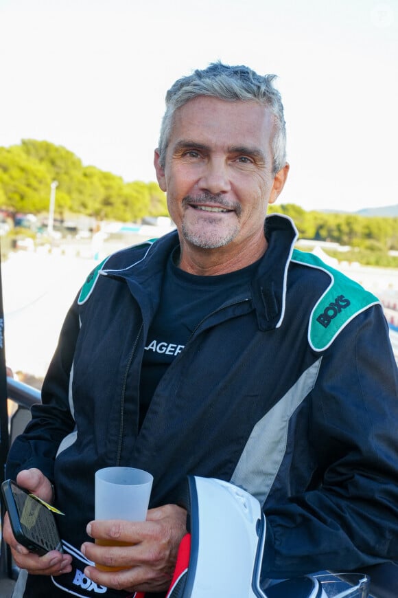 Exclusif - Richard Virenque lors du marathon Karting Jules Bianchi (jour 1) au circuit Paul Ricard au Castellet, France, le 6 septembre 2024. © Anne-Sophie Guebey via Bestimage