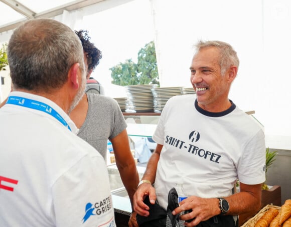 Exclusif - Paul Belmondo lors du marathon Karting Jules Bianchi (jour 1) au circuit Paul Ricard au Castellet, France, le 6 septembre 2024. © Anne-Sophie Guebey via Bestimage