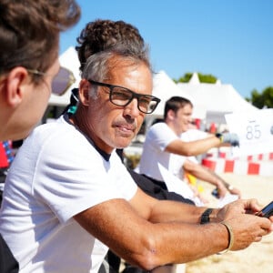 Exclusif - Paul Belmondo lors du marathon Karting Jules Bianchi (jour 1) au circuit Paul Ricard au Castellet, France, le 6 septembre 2024. © Anne-Sophie Guebey via Bestimage