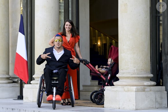 Remy Boulle - Cérémonie des médaillés olympiques et paralympiques des Jeux de Tokyo au Palais de l'Elysée à Paris le 13 septembre 2021. © JB Autissier/Panoramic/Bestimage 