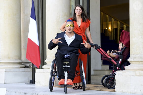 Remy Boulle - Cérémonie des médaillés olympiques et paralympiques des Jeux de Tokyo au Palais de l'Elysée à Paris le 13 septembre 2021. © JB Autissier/Panoramic/Bestimage