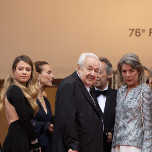 Paul Rassam , Carole Bouquet, Charlotte Casiraghi et Dimitri Rassam, Thomas Langmann - Montée des marches du film " Killers of the flower moon " lors du 76ème Festival International du Film de Cannes, au Palais des Festivals à Cannes. Le 20 mai 2023 © Olivier Borde / Bestimage