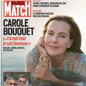 Carole Bouquet en couv de Paris Match