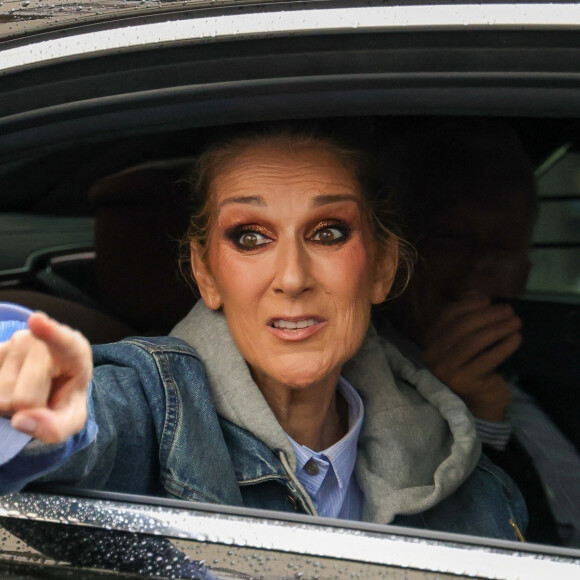 Céline Dion à Paris.