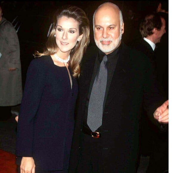 Céline Dion et René Angélil - Première du film "Titanic".