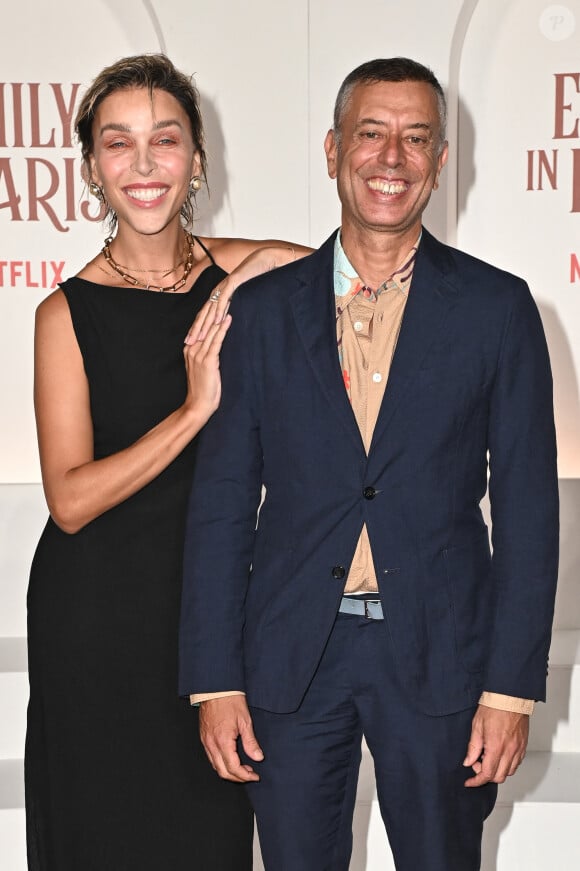 Vittoria Schisano, Ivan Cotroneo - Première de la quatrième saison de la série '"Emily In Paris" à Rome le 10 septembre 2024.