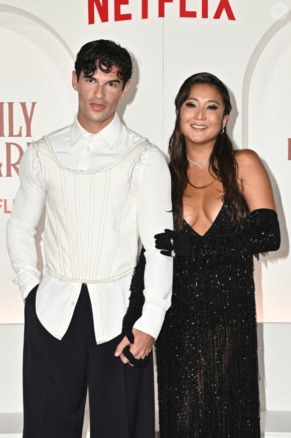 Paul Forman, Ashley Park - Première de la quatrième saison de la série '"Emily In Paris" à Rome le 10 septembre 2024.