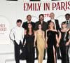 Pour cette avant-première, la fille de Phil Collins était naturellement entourée du casting, à l'instar d'Ashley Park qui incarne Mindy Chen, sa fidèle acolyte dans la fiction.
William Abadie, Lucas Bravo, Bruno Gouery, Samuel Arnold, Paul Forman, Ashley Park, Lily Collins, Philippine Leroy-Beaulieu, Camille Razat - Première de la quatrième saison de la série '"Emily In Paris" à Rome le 10 septembre 2024.