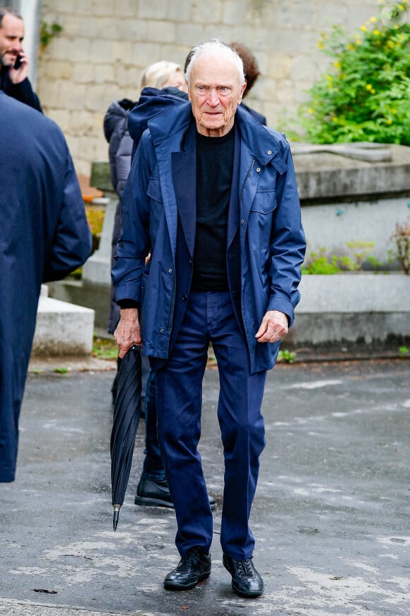 Jérôme Seydoux - Obsèques de l'avocat pénaliste, ancien ministre, grand officier de la Légion d'honneur, Georges Kiejman au cimetière du Montparnasse dans le 14ème arrondissement de Paris, France, le 12 mai 2023. © Cyril Moreau/Bestimage