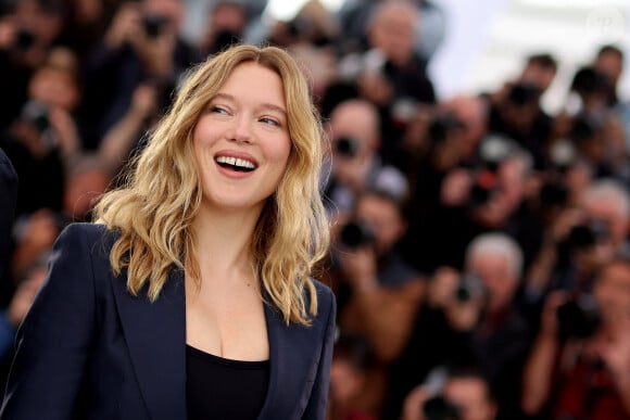 Léa Seydoux - Photocall du film "Le deuxième acte", présenté hors compétition, lors du 77ème Festival International du Film de Cannes (14 - 25 mai 2024), le 15 mai 2024.